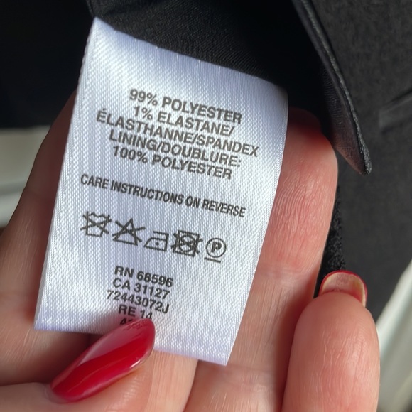 DKNYC Black Tuxedo Open Front Blazer - Picture 7 of 7